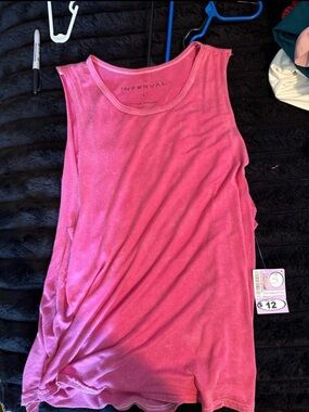 Women's Bright Pink Sleeveless Tank